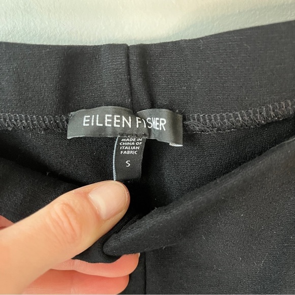 Eileen Fisher Italian Fabric Wide Leg Pull On Pants - Picture 5 of 10